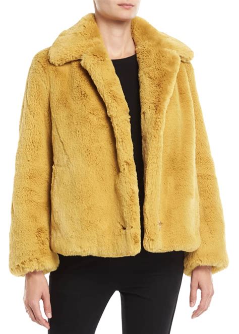 burberry alnswick faux-fur chubby jacket|Burberry Alnswick Faux.